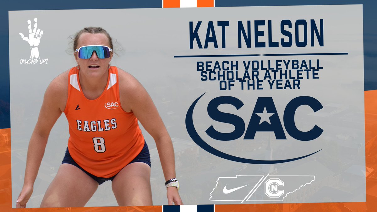 Carson-Newman Athletics (@cn_eagles) on Twitter photo Scholar. Champion. Servant Leader.ππ
Kat Nelson has been named the SAC Beach Volleyball Scholar Athlete of the Year after a historic season on and off the court
<a href="/cnbeachvb/">Carson-Newman University Beach Volleyball</a> x #Talonsup
π°β‘οΈcneagles.com/x/rohw8 Scholar. Champion. Servant Leader.ππ
Kat Nelson has been named the SAC Beach Volleyball Scholar Athlete of the Year after a historic season on and off the court
<a href="/cnbeachvb/">Carson-Newman University Beach Volleyball</a> x #Talonsup
π°β‘οΈcneagles.com/x/rohw8