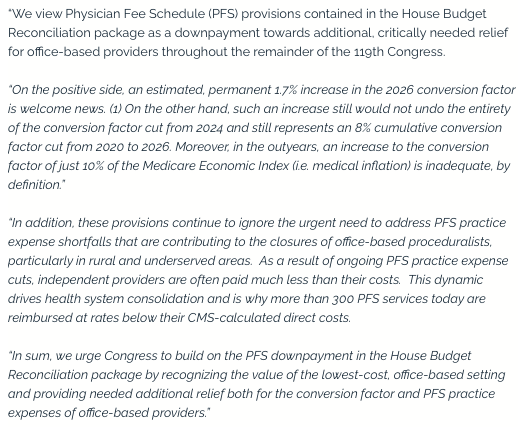 Office-Based Facility Association (@obfassn) on Twitter photo Last week, we issued a statement in response to the text of the Budget Reconciliation legislation released by the <a href="/HouseCommerce/">Energy and Commerce Committee</a> Committee. You can read below ⤵️ Last week, we issued a statement in response to the text of the Budget Reconciliation legislation released by the <a href="/HouseCommerce/">Energy and Commerce Committee</a> Committee. You can read below ⤵️