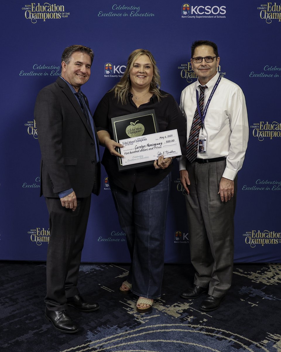 Celebrating Classified School Employees Week!🌟 Thank you to all #classifiedemployees for your invaluable contributions. 

To learn more about our 2025 Kern County Classified Employees of the Year, visit: news.kern.org/2025/04/kern-c…