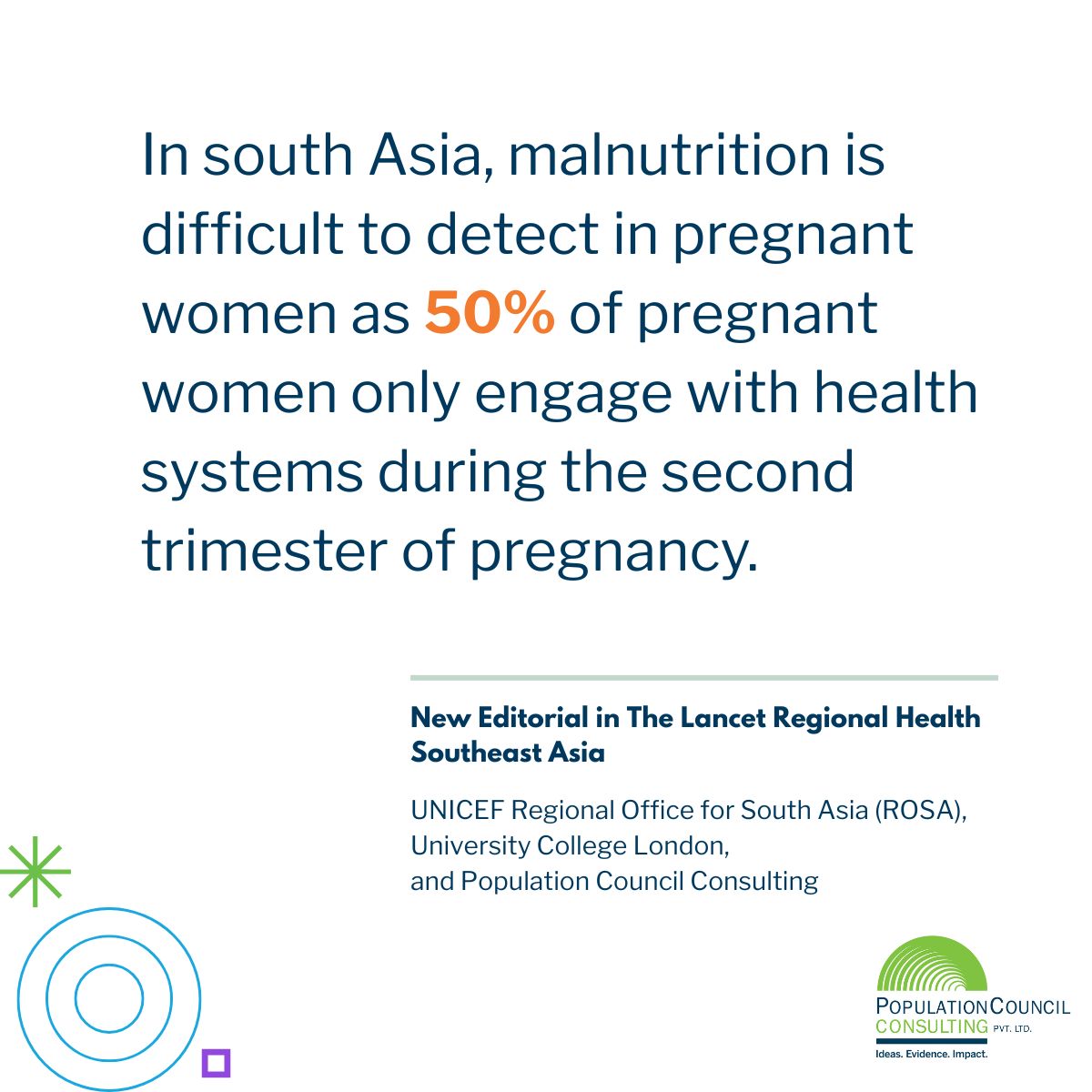 Population Council (@pop_council) on Twitter photo Understanding nutrition before pregnancy is essential to improve maternal & newborn health. In <a href="/LancetRH_SEAsia/">The Lancet Reg Health-Southeast Asia</a>, <a href="/UNICEFROSA/">UNICEF South Asia</a>, <a href="/ucl/">UCL</a> & <a href="/P_C_Consulting/">PopulationCouncil Consulting</a> explore the burden of malnutrition on women & girls and share recommendations for policy action.
Read➡️: bit.ly/4j5NOJI Understanding nutrition before pregnancy is essential to improve maternal & newborn health. In <a href="/LancetRH_SEAsia/">The Lancet Reg Health-Southeast Asia</a>, <a href="/UNICEFROSA/">UNICEF South Asia</a>, <a href="/ucl/">UCL</a> & <a href="/P_C_Consulting/">PopulationCouncil Consulting</a> explore the burden of malnutrition on women & girls and share recommendations for policy action.
Read➡️: bit.ly/4j5NOJI