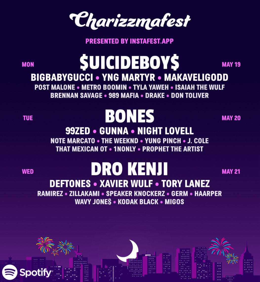 Who coming to my festival?