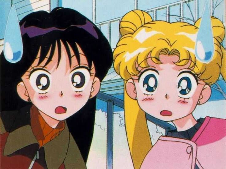 anime_'s tweet photo. Sailor moon &amp; sailor mars ✨ https://t.co/701mbhzASE