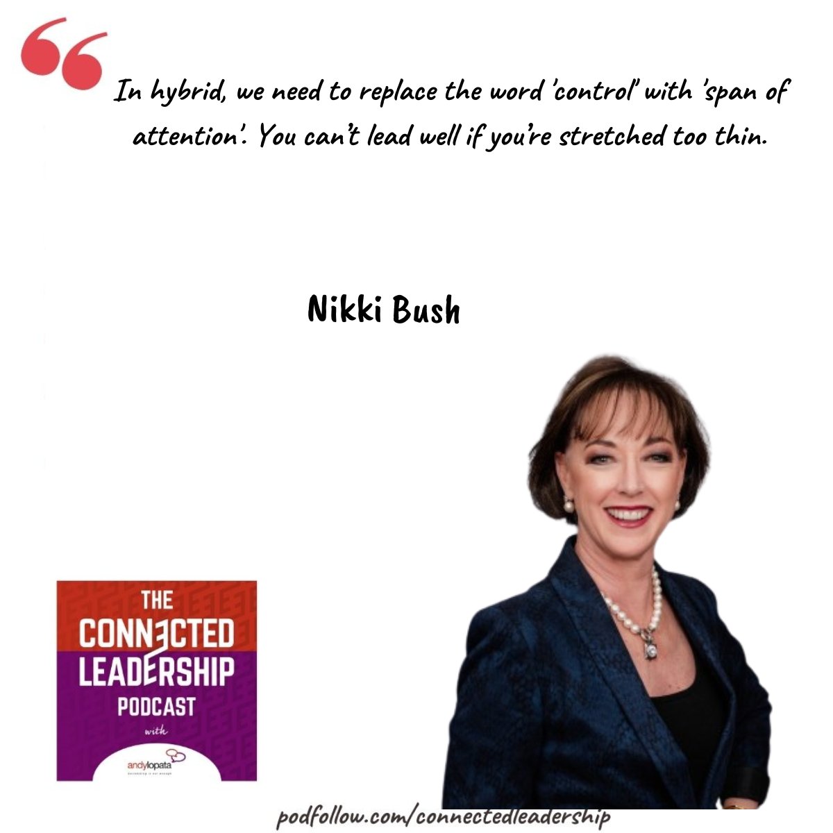 Andy Lopata (@andylopata) on Twitter photo What does success look like when teams are split between home and office? How do we maintain connection, culture, and clarity?
Find actionable insights from <a href="/BushNikki/">Nikki Bush</a> on this week's Bytes episode:
🎧podfollow.com/connectedleade…
#ConnectedLeadership What does success look like when teams are split between home and office? How do we maintain connection, culture, and clarity?
Find actionable insights from <a href="/BushNikki/">Nikki Bush</a> on this week's Bytes episode:
🎧podfollow.com/connectedleade…
#ConnectedLeadership