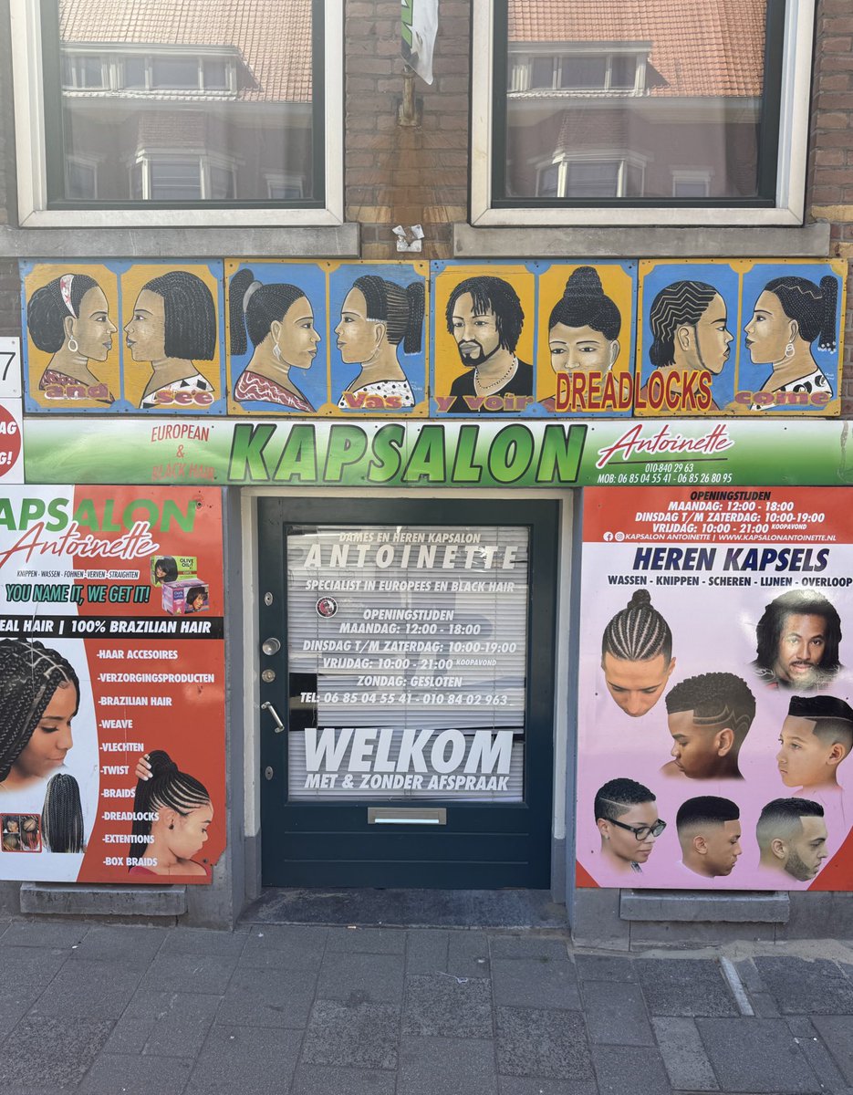 The cutest hair salon in Rotterdam!