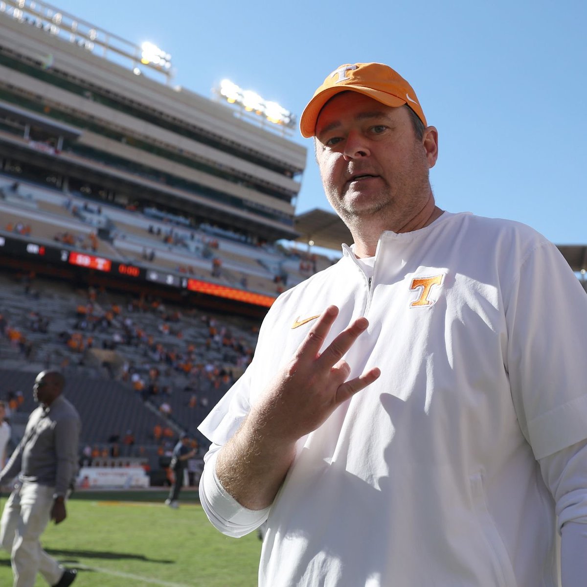 This picture of Josh Heupel will never not be funny to me
