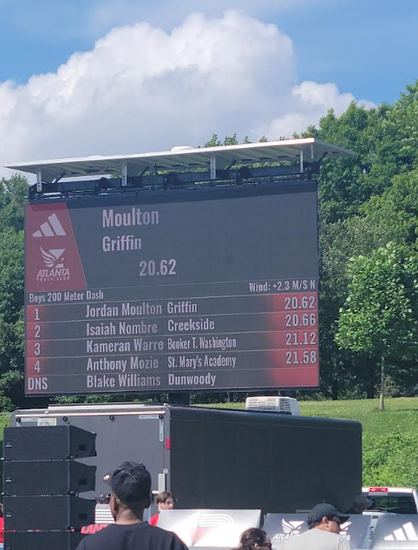 GriffinHS's tweet image. Big congrats to Jordan Moulton for showing out at the Adidas Atlanta City Games while proudly representing Griffin High School! 

Jordan blazed through the competition, placing 3rd in the 100m and claiming the Championship title in the 200m!

 #GHSPride #AdidasGamesChampion