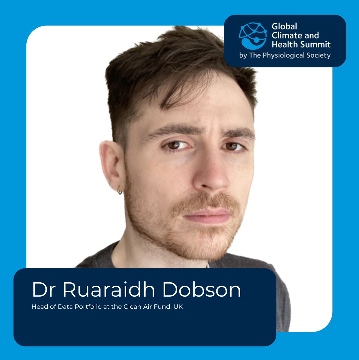 The Physiological Society (@thephysoc) on Twitter photo We’re thrilled to welcome Dr Ruaraidh Dobson, Head of Data Portfolio from <a href="/CleanAirFund/">Clean Air Fund</a>, to the Global Climate and Health Summit! 🌱
📆 16 - 17 July 2025 📍 London
#ClimateHealthSummit25
Learn more and apply to attend: buff.ly/ivnjZF8 We’re thrilled to welcome Dr Ruaraidh Dobson, Head of Data Portfolio from <a href="/CleanAirFund/">Clean Air Fund</a>, to the Global Climate and Health Summit! 🌱
📆 16 - 17 July 2025 📍 London
#ClimateHealthSummit25
Learn more and apply to attend: buff.ly/ivnjZF8
