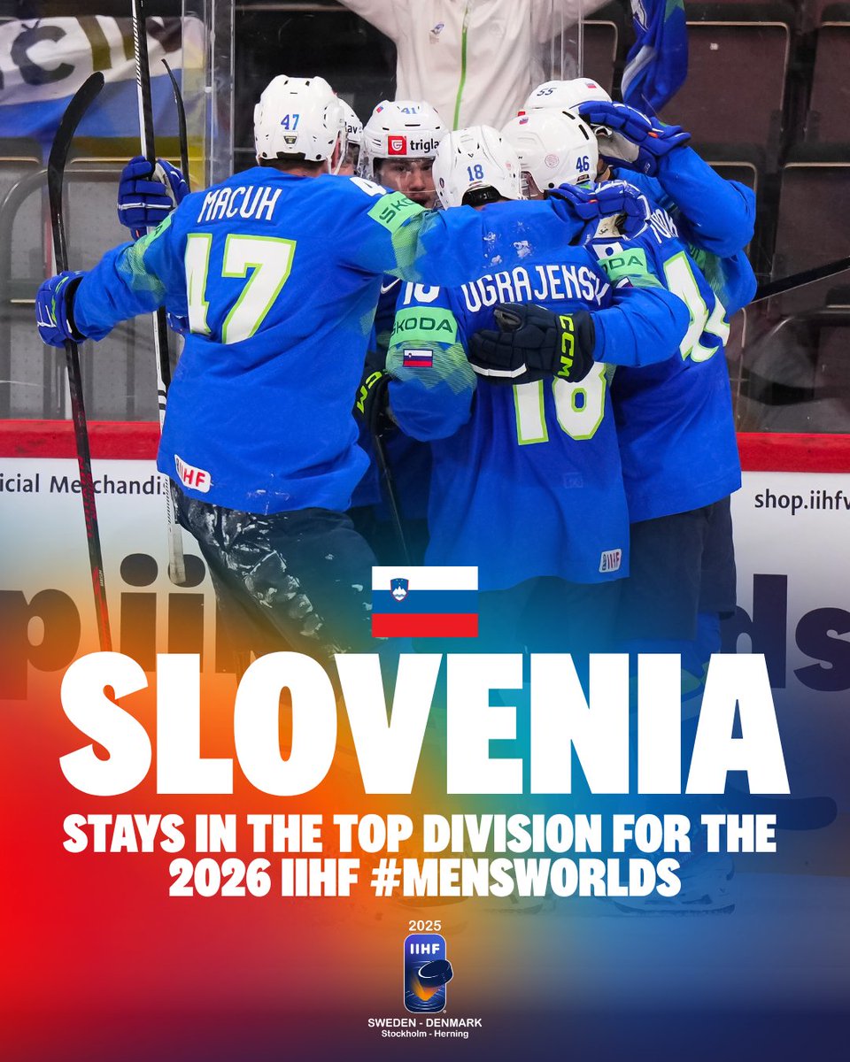 IIHFHockey's tweet photo. See you in Switzerland, Slovenia! 🫡
#MensWorlds #IIHF @lovehokej https://t.co/nVuriWGT94