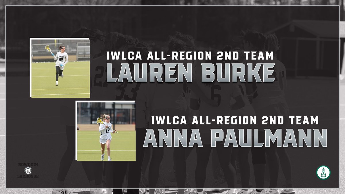 CONGRATS to senior attacker, Lauren Burke, and senior defender, Anna Paulmann, on receiving All-Region 2nd Team honors. Well deserved, Bears!