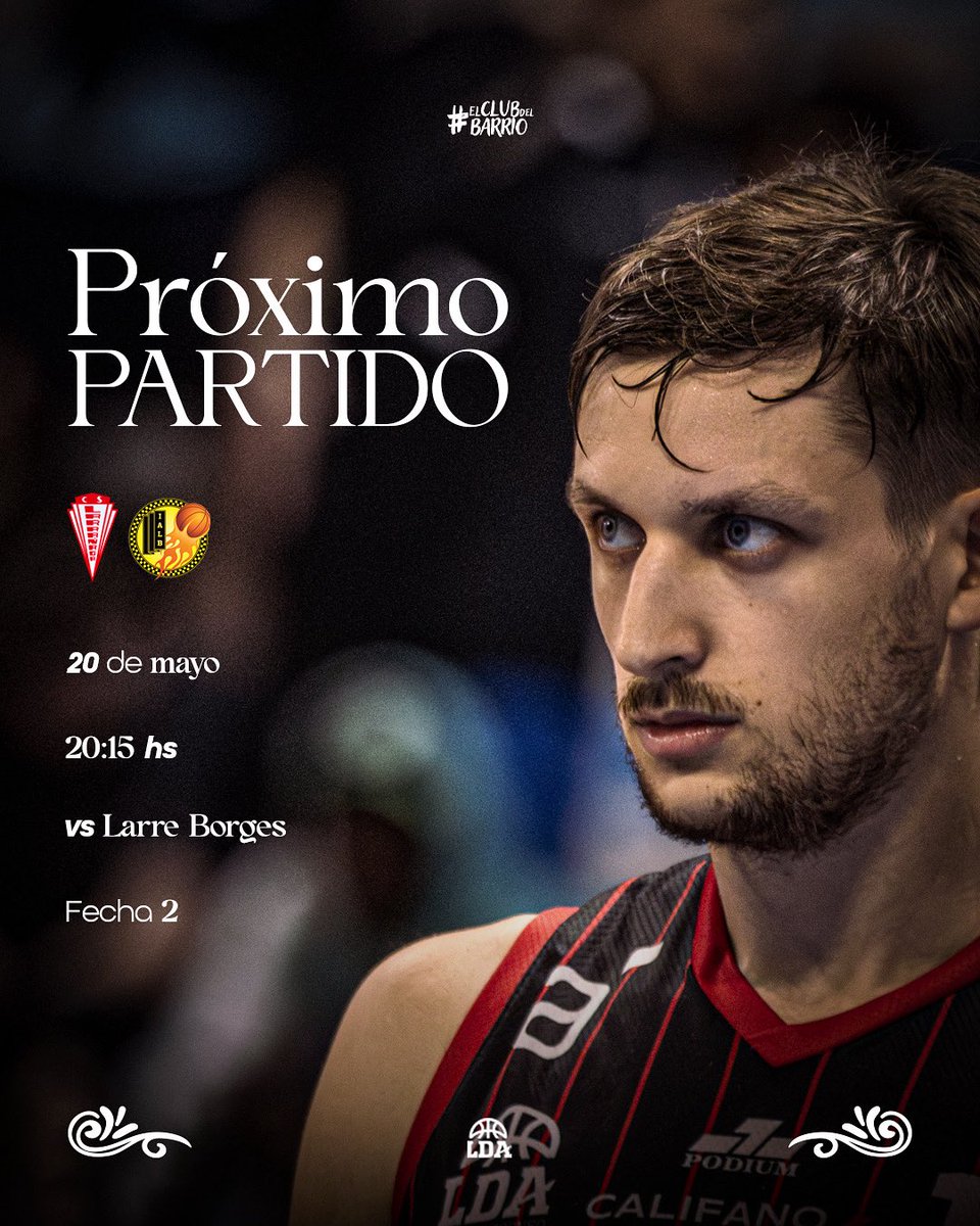 🔜 𝗗𝗘𝗕𝗨𝗧 𝗘𝗡 𝗖𝗔𝗦𝗔

🗓️ Martes 20 de mayo
🕘 20:15 hs
🆚 <a href="/LarreOficial/">Larre Borges</a> 
📍Club Larrañaga
🎟️ Tickantel

#ElClubDelBarrio