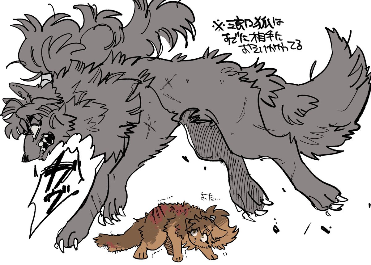 ⚠️獣化
🦊🐺🐱5⃣ろず!!! 