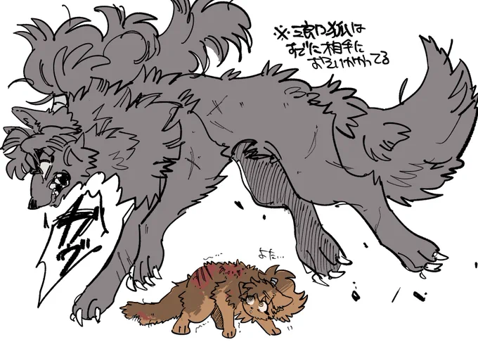 ⚠️獣化
🦊🐺🐱5⃣ろず!!! 