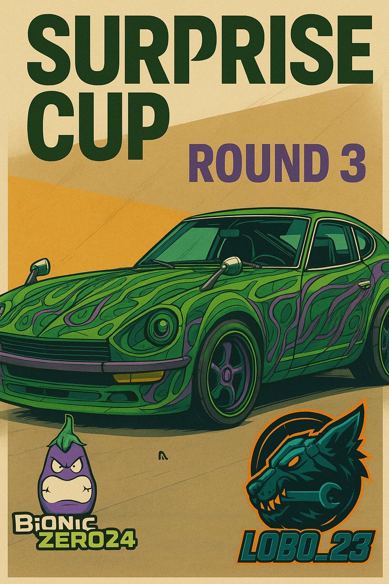 BIONIC Zero 24 (@bioniczero24) on Twitter photo 🏁RACE DAY 🏁
Después de una ronda "tranquila" en spa veremos a ver qué nos depara esta surprise cup <a href="/Tururu233/">LOBO23 THE GOAT</a>
Coche: Greddy Fugu Z
Hora: 21:00h
Piloto: <a href="/BZ24_Aitormenta/">Aitor Ruiz Rodriguez</a>
¿Acertaremos hoy con la gasolina?
YouTube: lobo_23
#GOBZ24 🏁RACE DAY 🏁
Después de una ronda "tranquila" en spa veremos a ver qué nos depara esta surprise cup <a href="/Tururu233/">LOBO23 THE GOAT</a>
Coche: Greddy Fugu Z
Hora: 21:00h
Piloto: <a href="/BZ24_Aitormenta/">Aitor Ruiz Rodriguez</a>
¿Acertaremos hoy con la gasolina?
YouTube: lobo_23
#GOBZ24