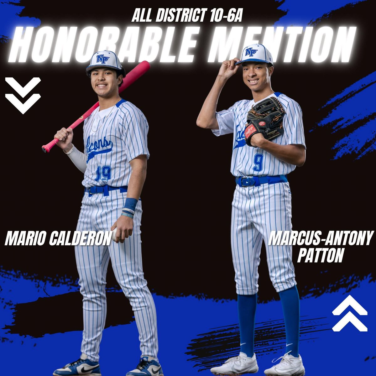 Falcon Nation, put your hands together and help us congratulate these players for all their hard work in District 10-6A #stackhay