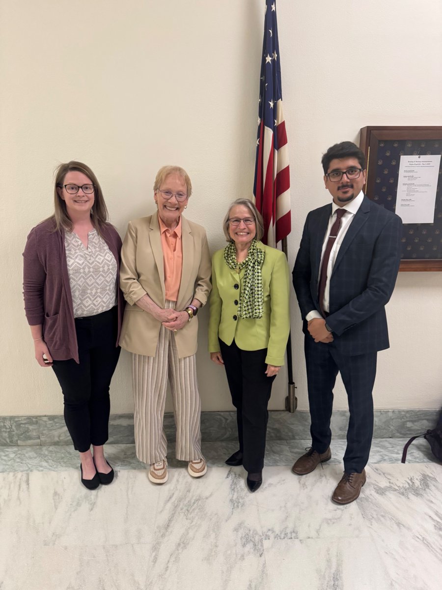 IowaACP's tweet image. Our ACP group met with Senator Grassley and Representative Miller-Meeks while in DC! Thank you to our ACP members for advocating for Iowa patients and physicians!