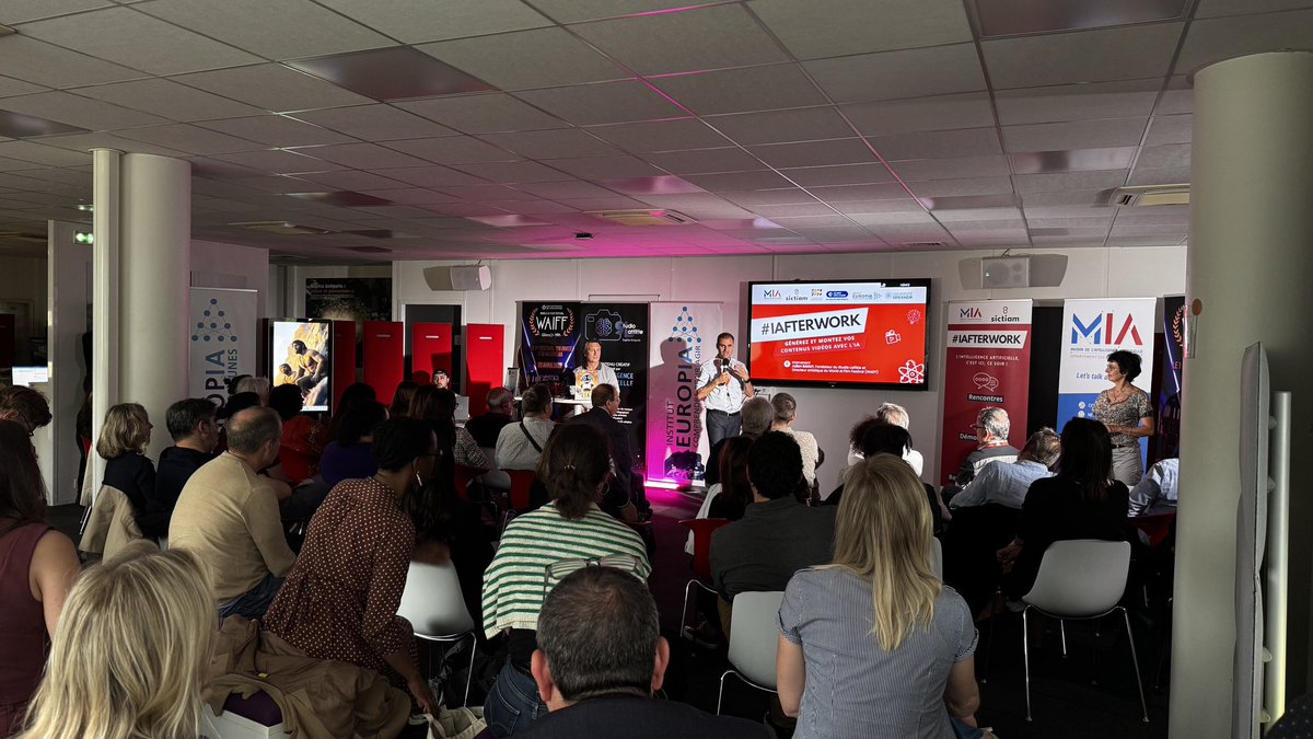 🔴Coup d’envoi IAFTERWORK - Générez &amp; montez vos contenus vidéos avec #IA📽

Ce soir, cap sur la création vidéo avec IA : scripts, montages, outils créatifs… avec Julien RAOUT
Un moment pour découvrir, s’inspirer &amp; échanger autour des nouvelles pratiques de production de contenu