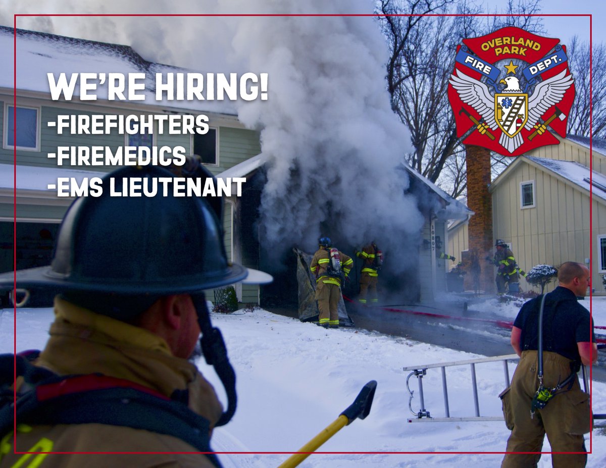 JoinOPFD! EMS Lieutenant application deadline June 6th. Firefighter &amp; Firemedic application deadline June 27th. Learn more here: bit.ly/3qTaPEs