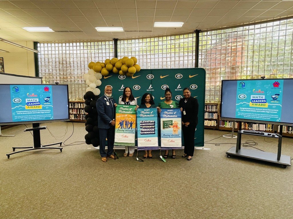 Griffin High School (@griffinhs) on Twitter photo 🎉 Big news! Griffin High was honored with the Math Leader Award by <a href="/georgiadeptofed/">Georgia Department of Education</a> for outstanding math achievement in 2023–24! 🏆💚💛 A banner now hangs at GHS to celebrate this success. #MathLeaders #GHSStrong #GSCSproud #ExcellenceInEducation 🎉 Big news! Griffin High was honored with the Math Leader Award by <a href="/georgiadeptofed/">Georgia Department of Education</a> for outstanding math achievement in 2023–24! 🏆💚💛 A banner now hangs at GHS to celebrate this success. #MathLeaders #GHSStrong #GSCSproud #ExcellenceInEducation