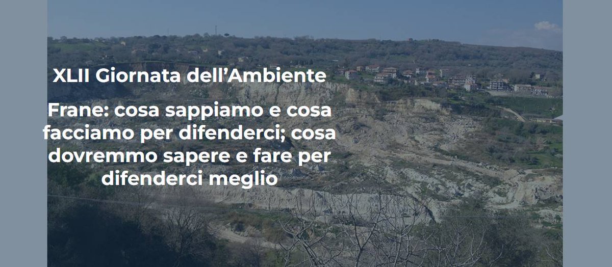 FISV998's tweet image. 📌 Frane: cosa sappiamo e cosa facciamo per difenderci; cosa dovremmo sapere e fare per difenderci meglio

📅 5 giugno 2025, a partire dalle ore 9:00
📍 Accademia Nazionale dei Lincei (Palazzo Corsini, Via della Lungara 10, Roma)

Scopri di più su fisv.org/services/event…