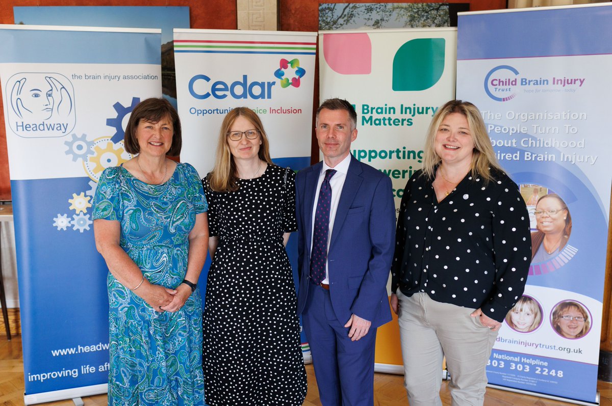 GMKAnderson's tweet image. Proud to attend #ABIWeek2025 at Stormont to launch the new Northern Ireland Acquired Brain Injury Forum with @UKABIF @BrainInjMatters, @cedarfoundation, @cbituk &amp;amp; @HeadwayUK. Wonderful to see so many people from across the sector come together for a shared cause
#LivingBeyondABI