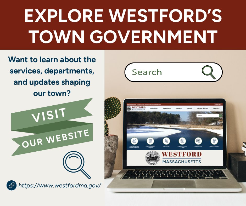 Want to learn about the services, departments, and updates shaping our town? Visit the Town of Westford website to stay in the know! 📄🌟
🔗 dlvr.it/TKsNw7
#WestfordCommunity #StayInformed #LocalGovernment