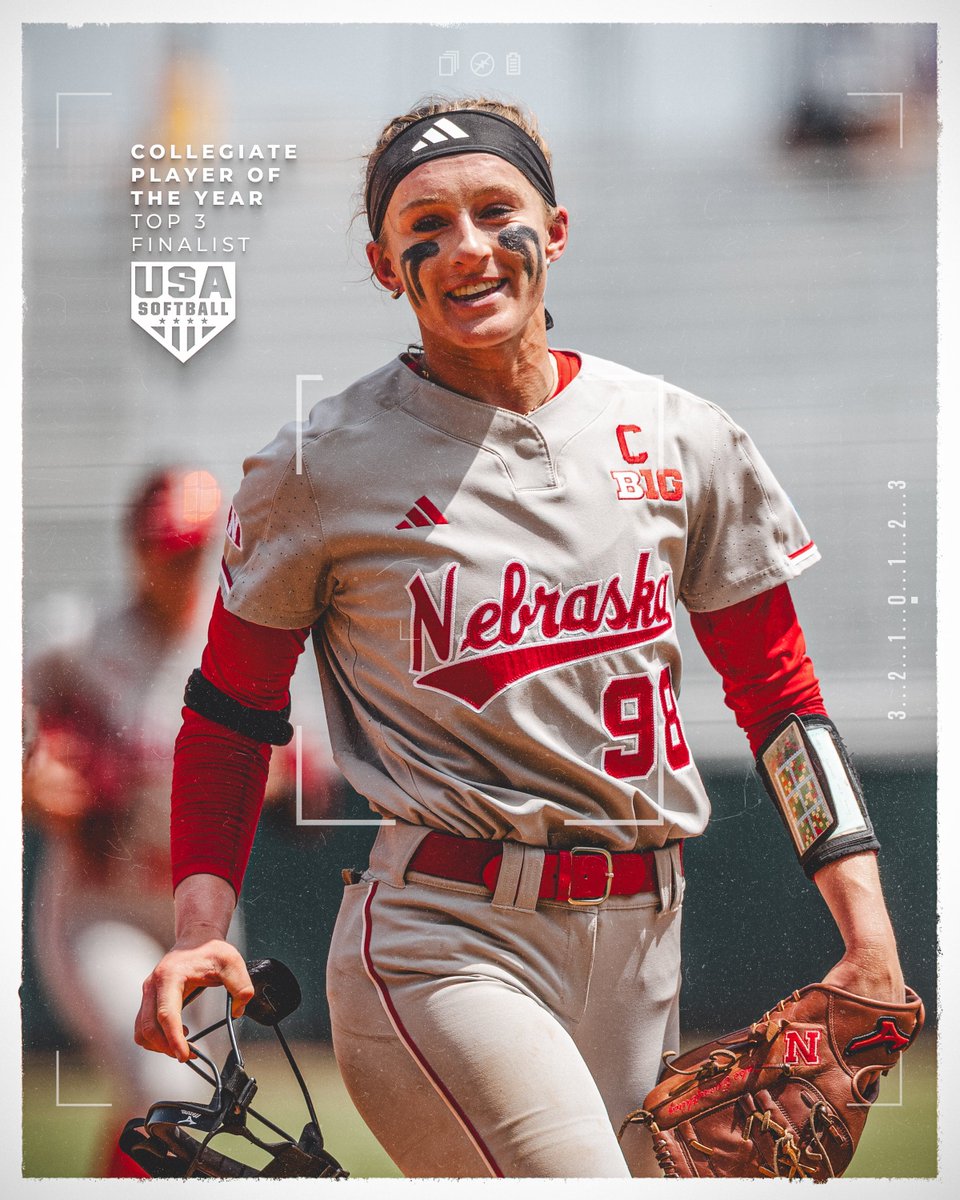 Nebraska Softball (@huskersoftball) on Twitter photo Elite company. π―
<a href="/jordybahl/">Jordyn Bahl</a> has been named a Top 3 finalist for the USA Softball/ESPN Collegiate Player of the Year.
π go.unl.edu/wdxt | #GBR Elite company. π―
<a href="/jordybahl/">Jordyn Bahl</a> has been named a Top 3 finalist for the USA Softball/ESPN Collegiate Player of the Year.
π go.unl.edu/wdxt | #GBR