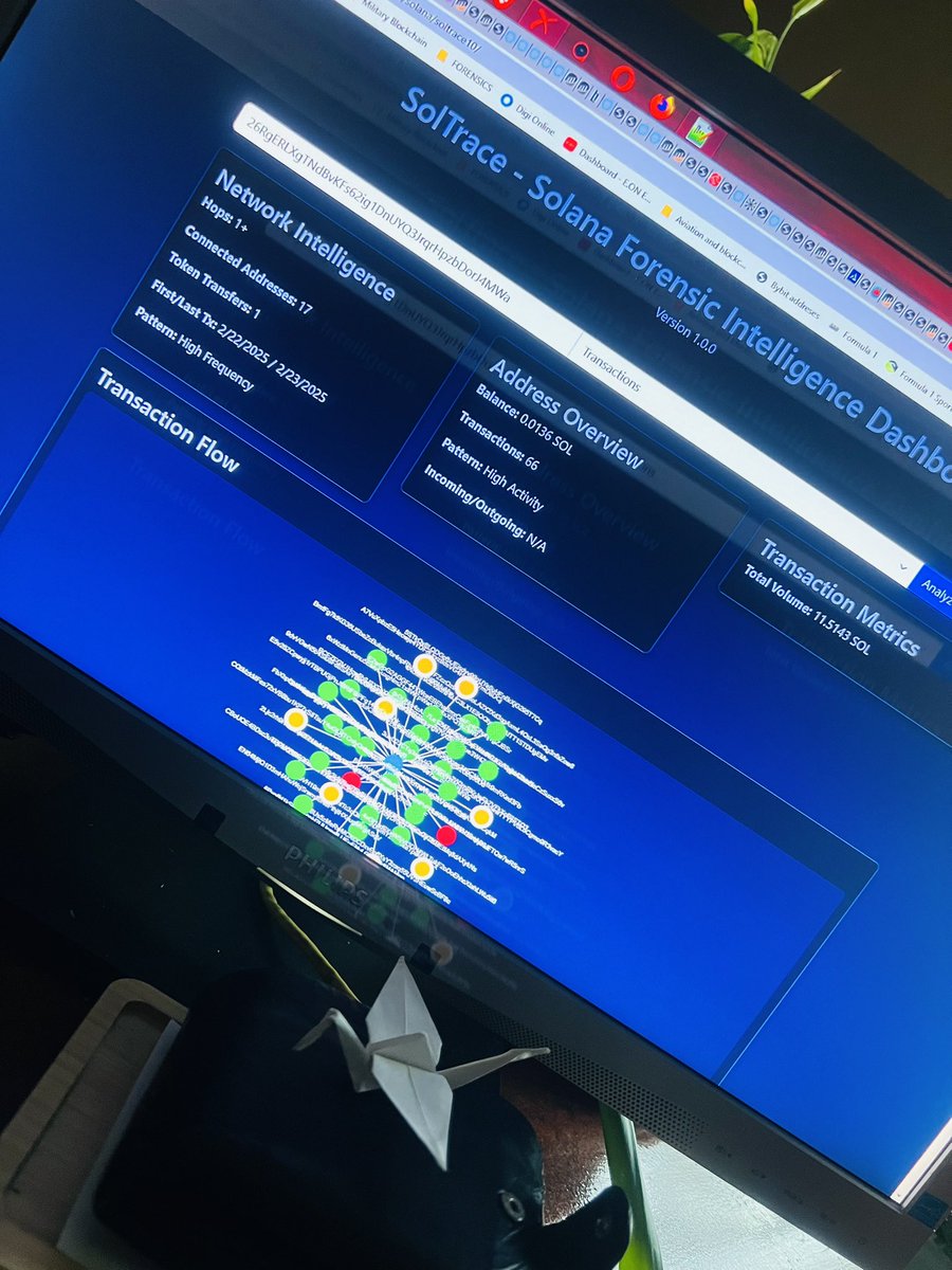 dumitriu_gabi's tweet image. 🚨 After 3 weeks of intense development, #SolTrace Forensic is now in #betatesting ! From @solana_ro grant to working product in record time. Massive thanks to everyone who believed in my vision: @0x1dad @DaianaM007 @SuperteamBLKN 
#SolanaCommunity #Forensics #Web3Tools