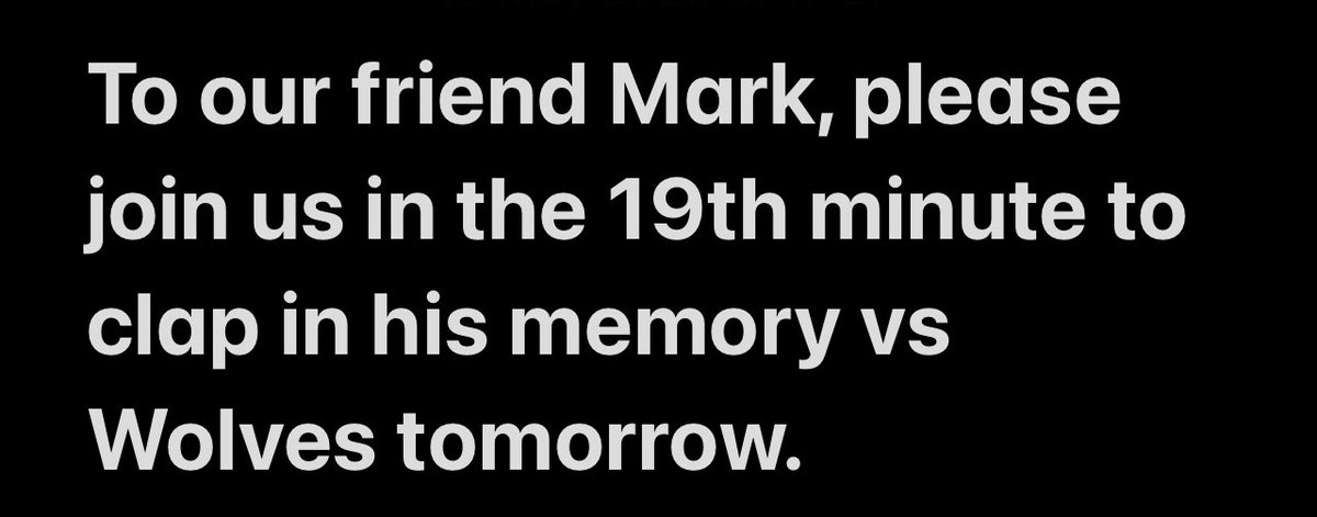 Mark Powell lost his battle with lung cancer at just 19 on 5 May, just shortly after the semi final. He never made it to the final this weekend, but was there in spirit. A lifelong Palace fan from Portsmouth, whose fave player was Joel Ward - both being Pompey boys. He will be