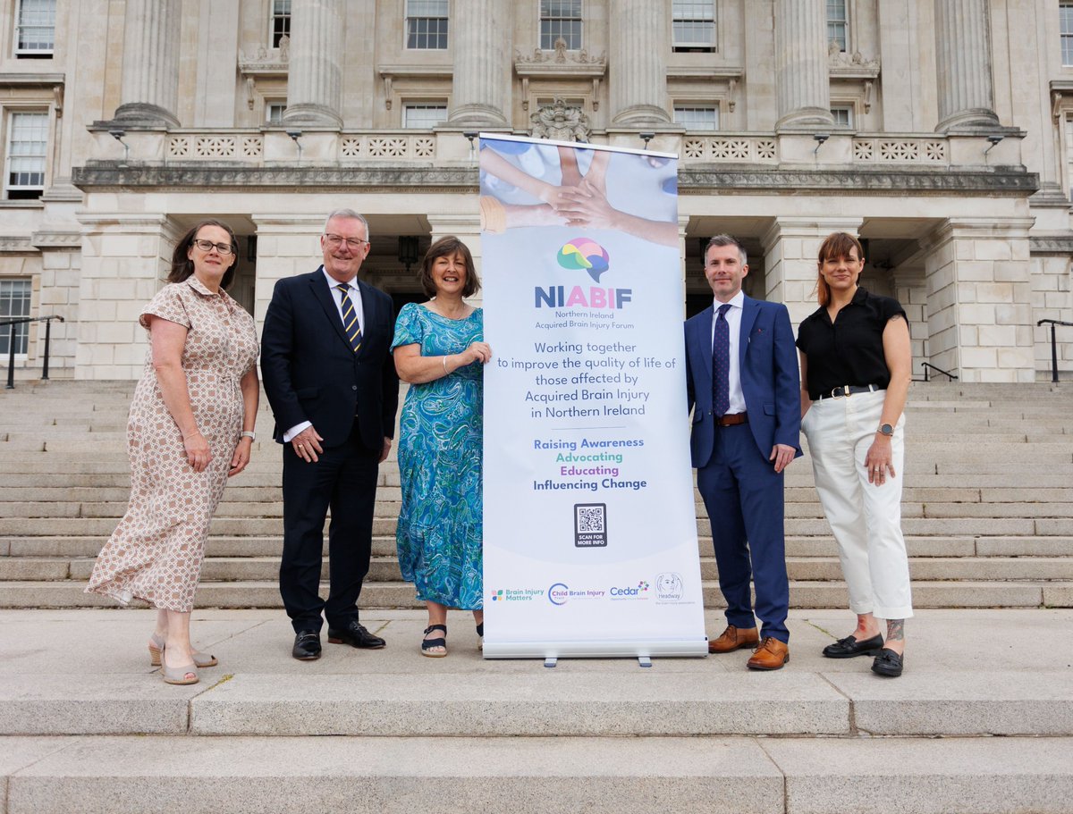 GMKAnderson's tweet image. Proud to attend #ABIWeek2025 at Stormont to launch the new Northern Ireland Acquired Brain Injury Forum with @UKABIF @BrainInjMatters, @cedarfoundation, @cbituk &amp;amp; @HeadwayUK. Wonderful to see so many people from across the sector come together for a shared cause
#LivingBeyondABI