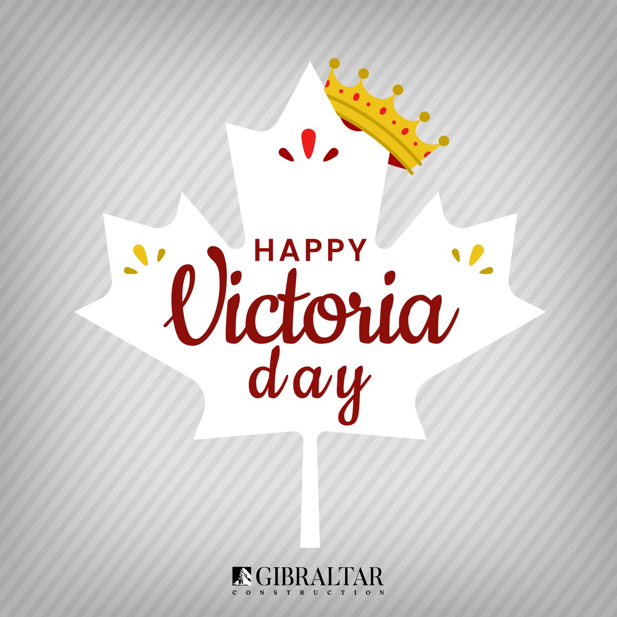 GibraltarCA's tweet photo. 🇨🇦 Happy #VictoriaDay BC!  #GibraltarConstruction https://t.co/4MRO8CusAZ