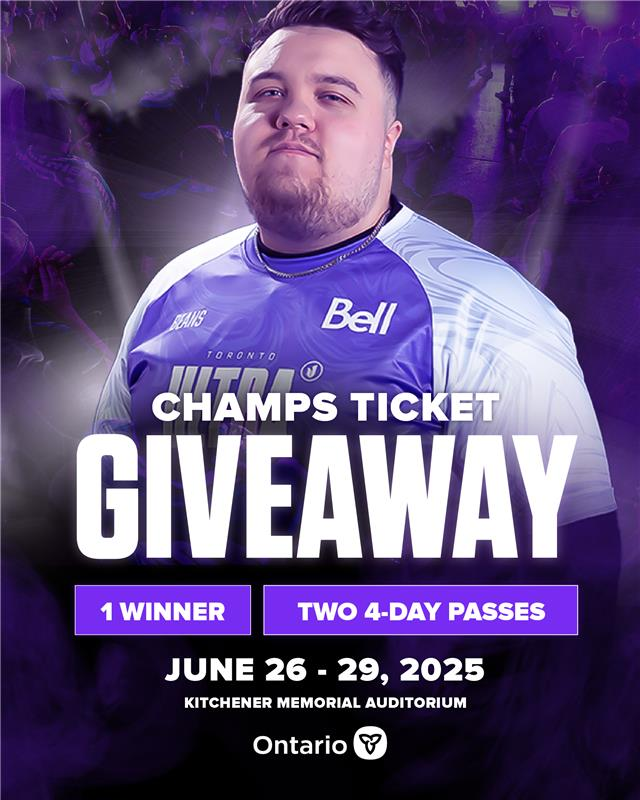 Ben Beans (@beansmcm) on Twitter photo YO 👋 I've got a pair of 4-day Champs tickets to give away to one lucky fan... 🔥
Follow me + <a href="/TorontoUltra/">Toronto Ultra</a> 💜
🔁 RT this post
🤝Tag the friend you're brining with you
#CODChamps | #SooUltra YO 👋 I've got a pair of 4-day Champs tickets to give away to one lucky fan... 🔥
Follow me + <a href="/TorontoUltra/">Toronto Ultra</a> 💜
🔁 RT this post
🤝Tag the friend you're brining with you
#CODChamps | #SooUltra