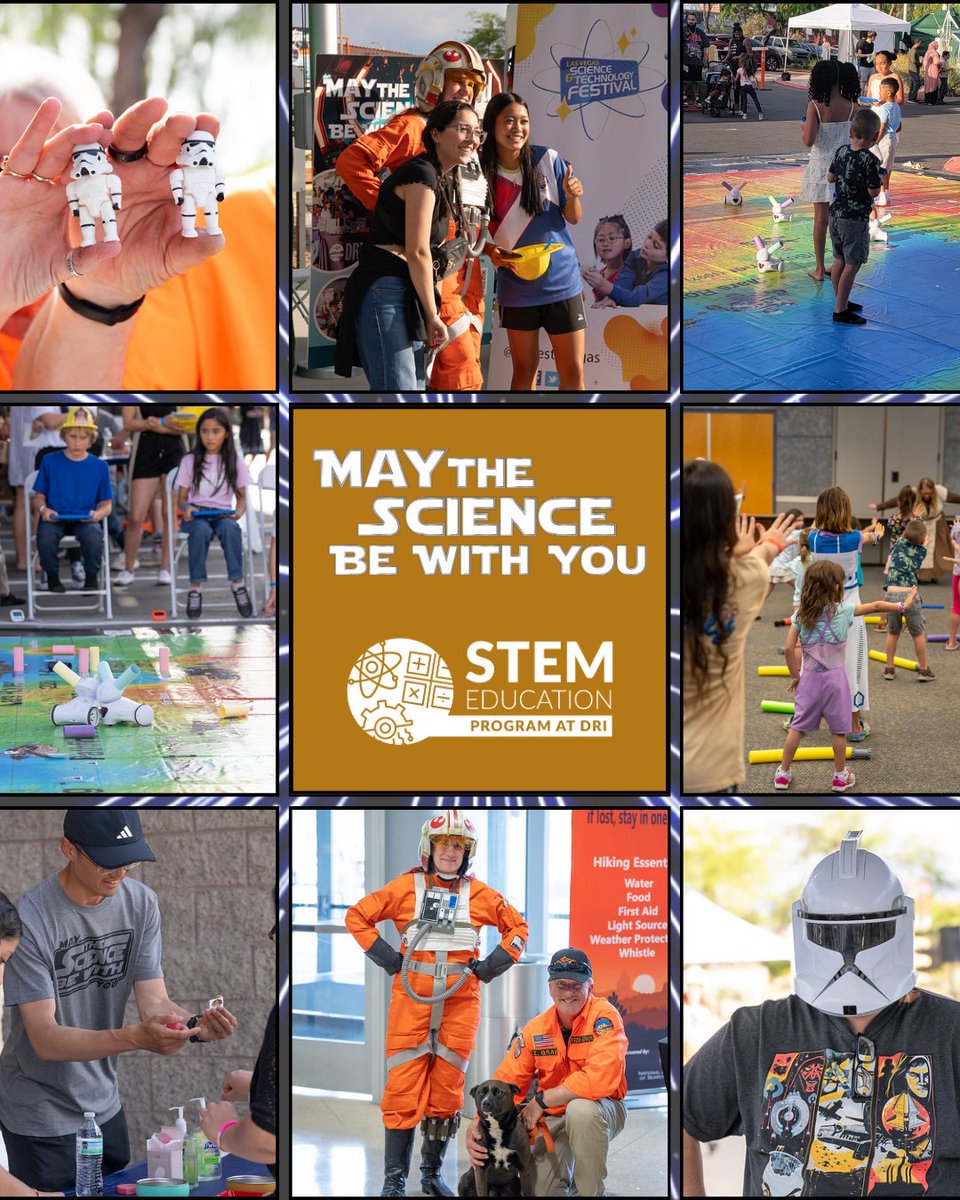 DRISTEMEdu's tweet image. The Force was strong with curious minds and creative families at May the Science Be with You! Thanks to everyone who joined the adventure — we loved seeing science, creativity, and fandom collide in such a fun and inspiring way!
#DiscoverDRI #driSTEM #MayTheForceBeWithYou