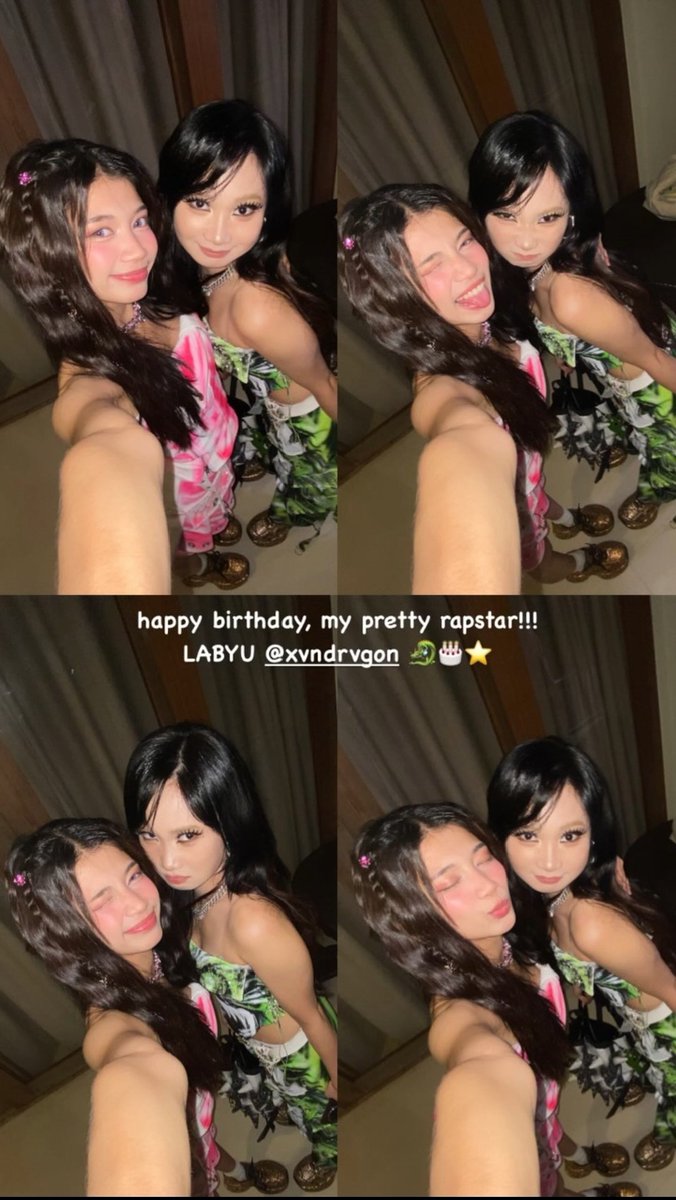 KAIALottePH's tweet photo. 5.20.25 [#KAIA_CHARLOTTE IG STORY] 🍊

"happy birthday, my pretty rapstar !!! LABYU @/xvndrvgon 🐉🎂⭐"
 
KAIA AT BALANGAY FEST
#KAIA #KAIAatBalangayFest #BalangayFestival2025 https://t.co/ufUFsEnzyt