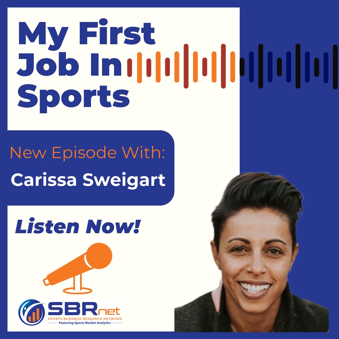 Episode 33 is LIVE!

In this special “Get in The Game” edition of My First Job in Sports, Dr. G. and Neil Schwarz sit down with Carissa Sweigart, Director of Culture &amp; Wellbeing at Acushnet Company!

📺 youtu.be/mKMrbeTUiTU

🎧open.spotify.com/episode/72nude…

🌍sportsmarketanalytics.com/Resource-Cente…