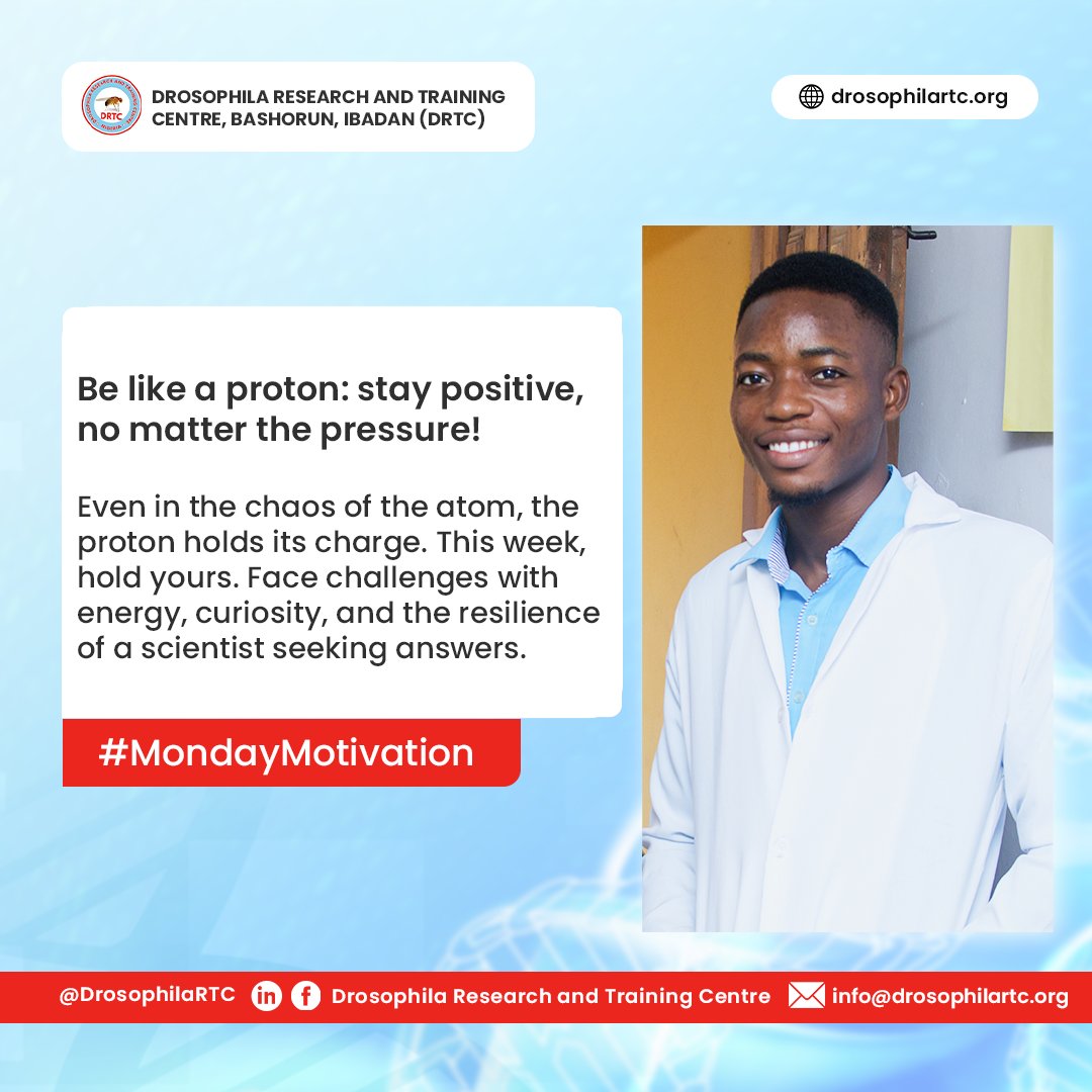 DrosophilaRTC's tweet image. Monday Motivation ✨📷 #Motivation #MondayMotivation #Research #lab #gradschool #drsosophila #drosophilaresearch #modelorganisms #cellbiology #genetics #dna #mutation #genes #biomedical #STEM #sciences #MondayMotivation