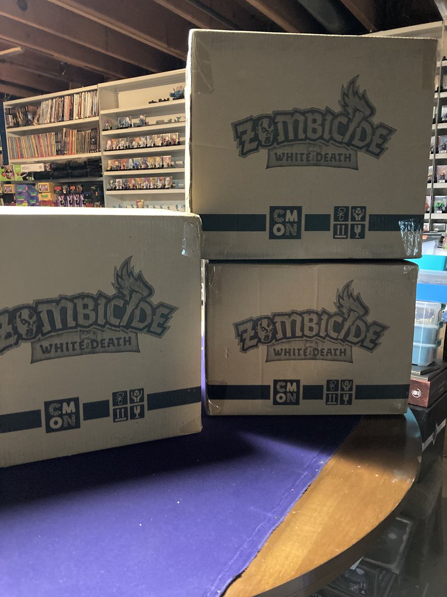 Got my new zombicide white death today. Time to start the unboxing videos