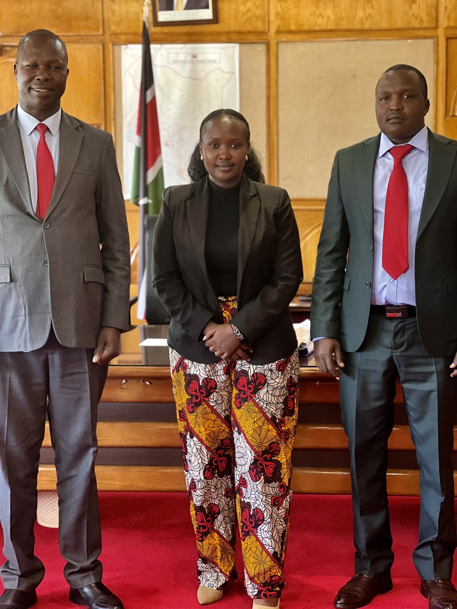 Paid a courtesy call to PS for Public Works, Hon. Arumonyang Joel. We discussed ongoing national projects, youth empowerment through programs like NYOTA &amp; Mandela Washington Fellowship, and the power of unity &amp; leadership. #YouthLeadership #PublicWork