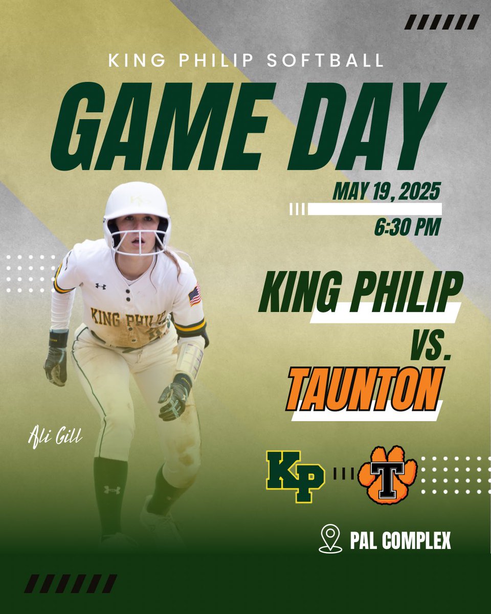 Game Day Alert!
It’s a night game under the lights for the Warriors!

KP vs. Taunton
Hockomock League Matchup
Location: The PAL

JV: 3:45 PM
Varsity: 6:30 PM

Let’s go KP!
<a href="/HockomockSports/">HockomockSports</a>