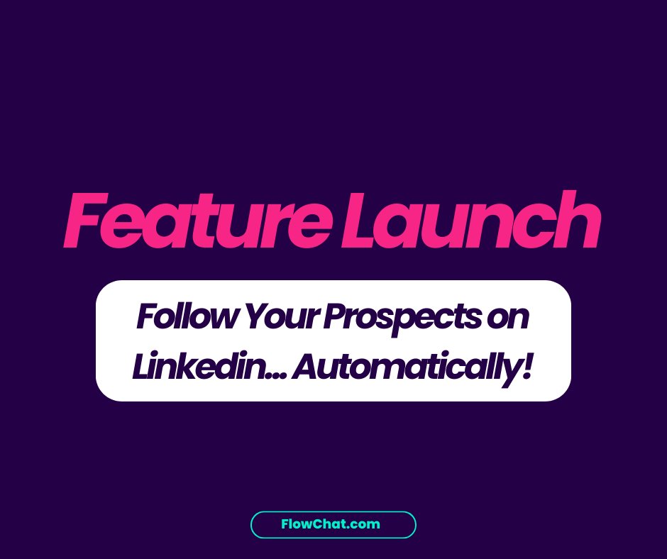 Hot off the press 🔥
Using LinkedIn Follow Profile before sending connection requests offers several advantages. It helps warm up prospects by subtly showing interest, increasing the chances of connection acceptance. By boosting profile visibility and engagement, it allows users