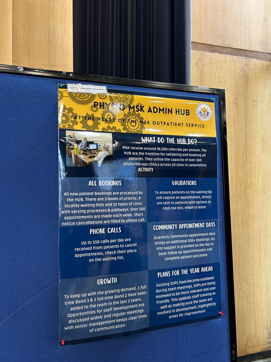 Some of our wonderful colleagues posters on display today #AHPInnovate