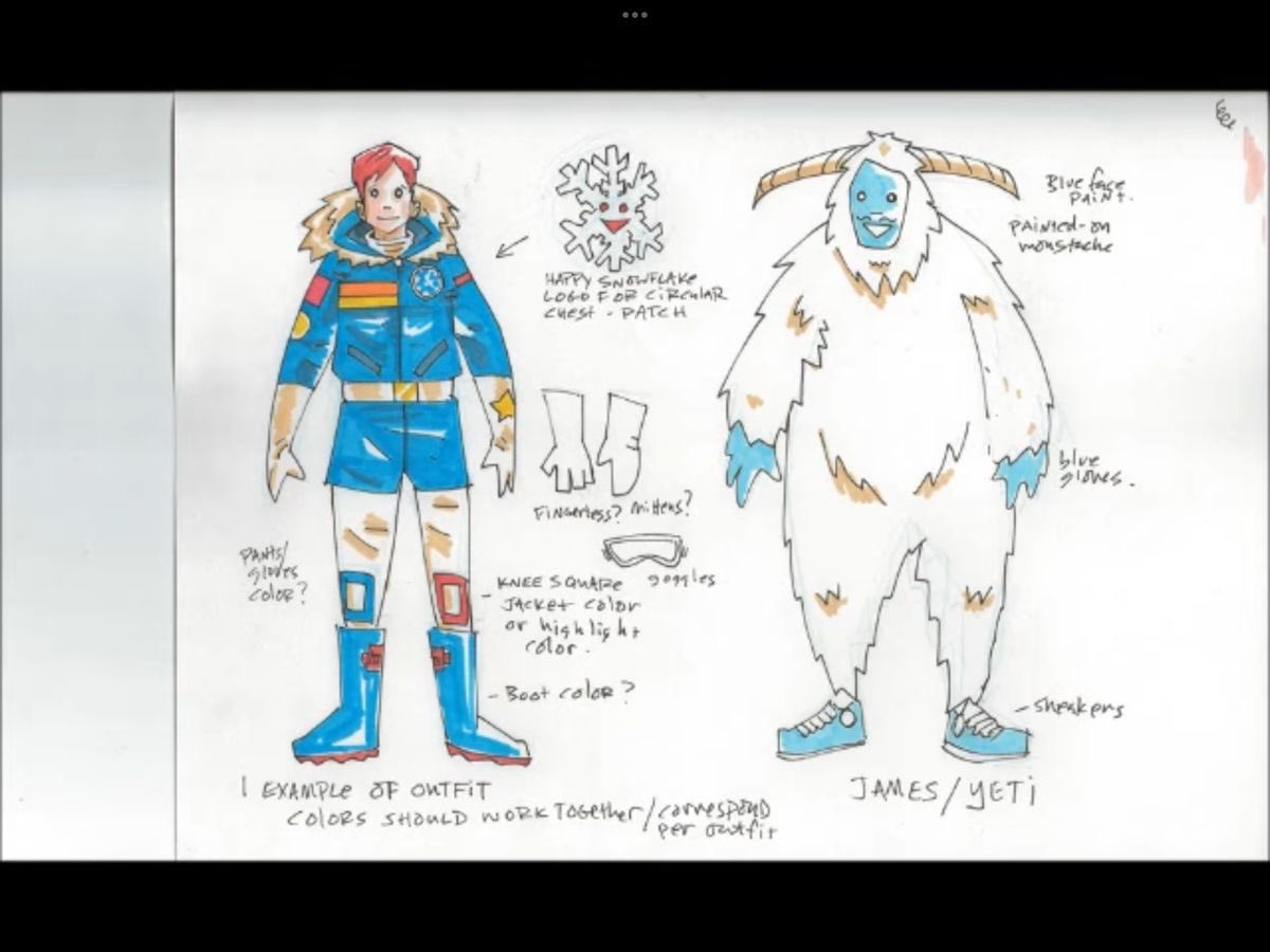 참고로 이 곡의 무엇보다 좋은 점은…
당시 아기였던 딸을 위해 제라드가 직접 만든거였다는거🫠
그렇다 보니 키즈쇼 공연 당시 디자인 시트도 직접 만들 정도로 정성을 쏟은걸 알 수 있어요🥹
모든 눈송이가 다른 것처럼 너도 특별하고 다채롭다는 아빠의 사랑이 돋보여서 정말 소중한 곡ㅠ.ㅠ