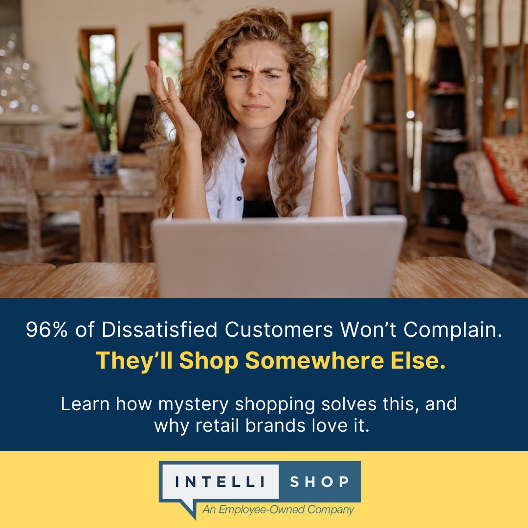 IntelliShop's tweet photo. Ever wonder what your customers really experience in your retail stores? Mystery shopping gives you a front-row seat, with real feedback from real shoppers. Learn more about how mystery shopping works: https://t.co/WGDvstZUzU https://t.co/gkUzFmQCtJ