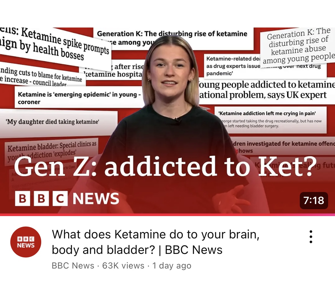 KIRSTYGRNT's tweet image. Our first couple of long-form videos deep-diving into relevant topics are live now on BBC News YouTube and TikTok. Watch here!
Ketamine addiction: youtube.com/watch?v=uC7hV5…
US/Canada relations: youtube.com/watch?v=cZ61vz…