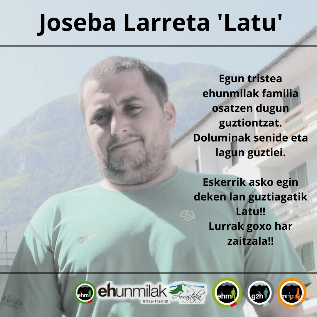 Egun tristea ehunmilak familia osatzen dugun guztiontzat.
Doluminak senide eta lagun guztiei.
Eskerrik asko egin deken lan guztiagatik Latu!!
Lurrak goxo har zaitzala!! 

[📷Albistea] Joseba Larreta 'Latu' zendu da (Ataria) ataria.eus/amezketa/17476…