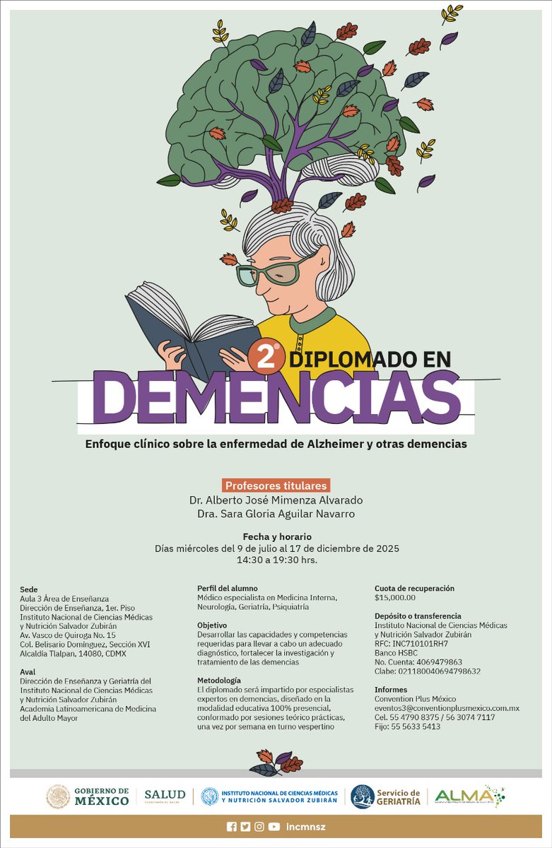 incmnszmx's tweet photo. DIPLOMADO EN DEMENCIAS https://t.co/uRY9mKJSwS