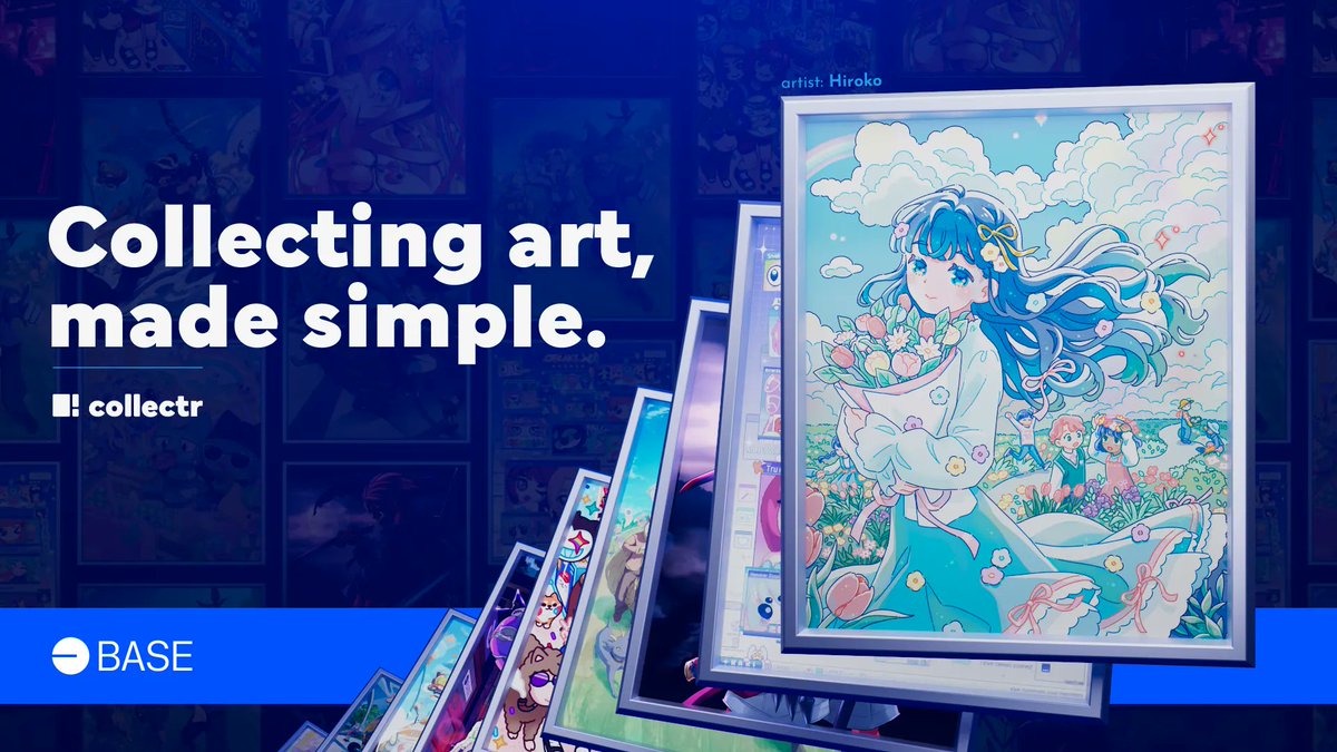We publish art dedicated to onchain culture on <a href="/base/">Base</a> every month, featuring global artists.

With an edition always available, and crosschain support, collecting is easy! Directly support @stjude by minting our May edition 🎗, hand-drawn by <a href="/hiro046K/">Hiroko🌷COMITIA153🌷O12a</a>

collectr.live/current