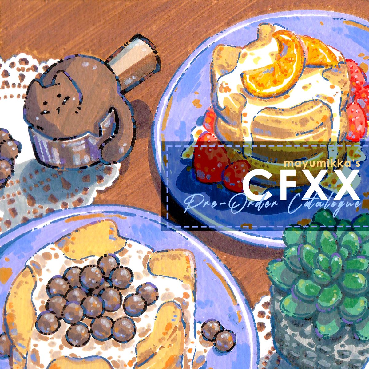 mayumikka's tweet photo. My last minute CFXX catalogue is done! If you’re interested in pre-ordering, you can just DM me ✨ #ComifuroXXcatalogue #Comifuro20Catalogue 

Part 1 https://t.co/7RraxHBCDd