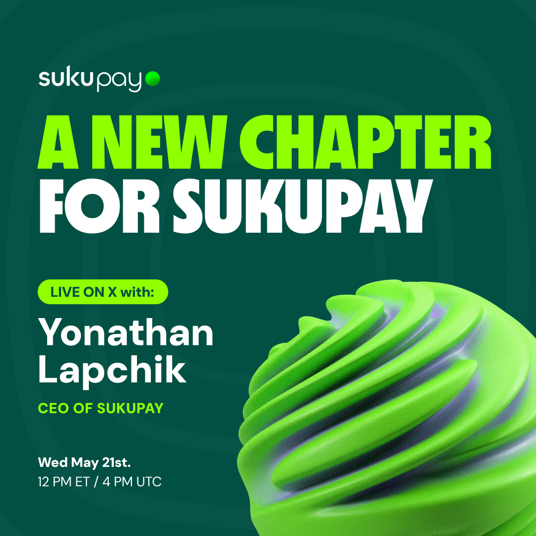 Suku_world's tweet image. A pivotal moment is coming for @Suku_Pay.

Join us this Wednesday for a special livestream where our CEO @tatolapchik shares what’s next.

🗓️ Wed, May 21
🕛 12 PM ET
📌 Live on X

Turn on notifications so you don’t miss it! 🔔