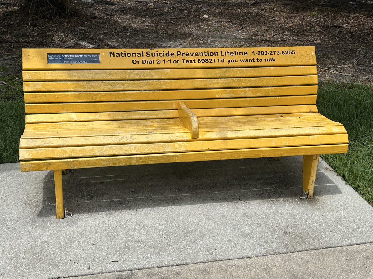 Join us on Saturday, May 31 at 9:30 AM at Sara Sims Park (209 NE 9th Ave.) as we close Mental Health Awareness Month with a bench dedication ceremony in recognition of raising awareness, honoring lives lost, and offering hope. 💙

This event is free and open to the public.