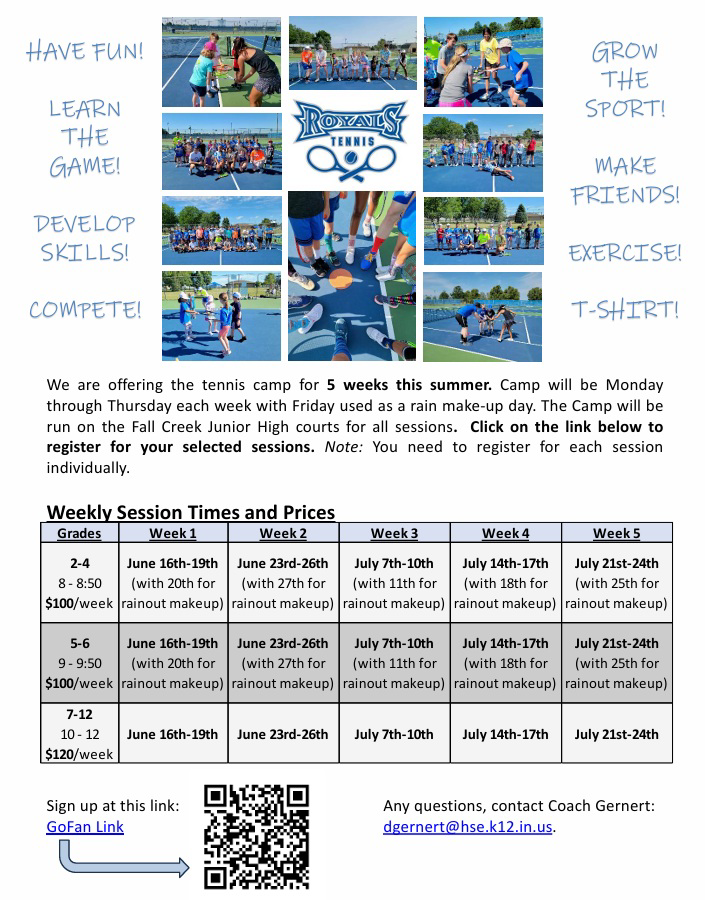 News: Tennis Summer Camp elweb.app/tpfciuf